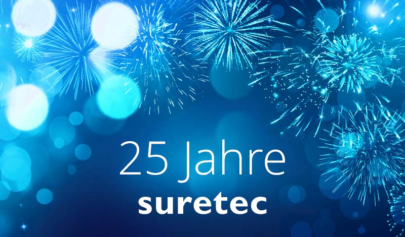 Teaser 25 jähriges Jubiläum von Suretec Teaser 25 jähriges Jubiläum von Suretec